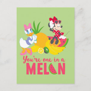 Minnie   Minnie Says Your'e One In A Melon Postcard