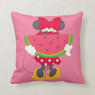 Minnie Minnie's Tropical Adventure Throw Pillow