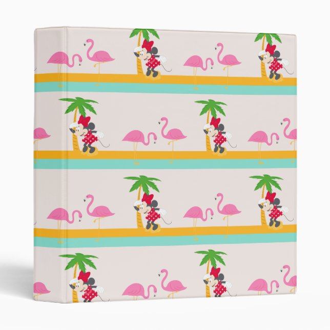 Minnie | Minnie's Tropical Pattern Binder (Front/Spine)