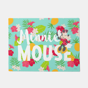 Minnie   Minnie's Tropical Pose Doormat