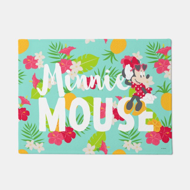 Minnie | Minnie's Tropical Pose Doormat (Front)