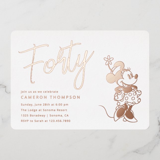 Minnie Mouse 40th Birthday  (Front)