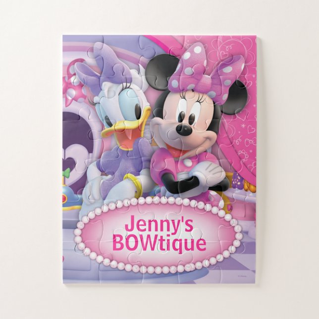 Minnie Mouse and Daisy Customizable Poster Jigsaw Puzzle (Vertical)