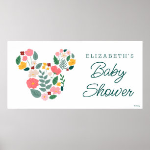 Minnie Mouse Baby in Bloom Baby Shower Poster
