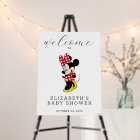 Minnie Mouse Baby shower fille Affiche de bienvenu