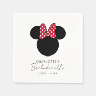 Minnie Mouse Bachelorette Party Weekend Napkin