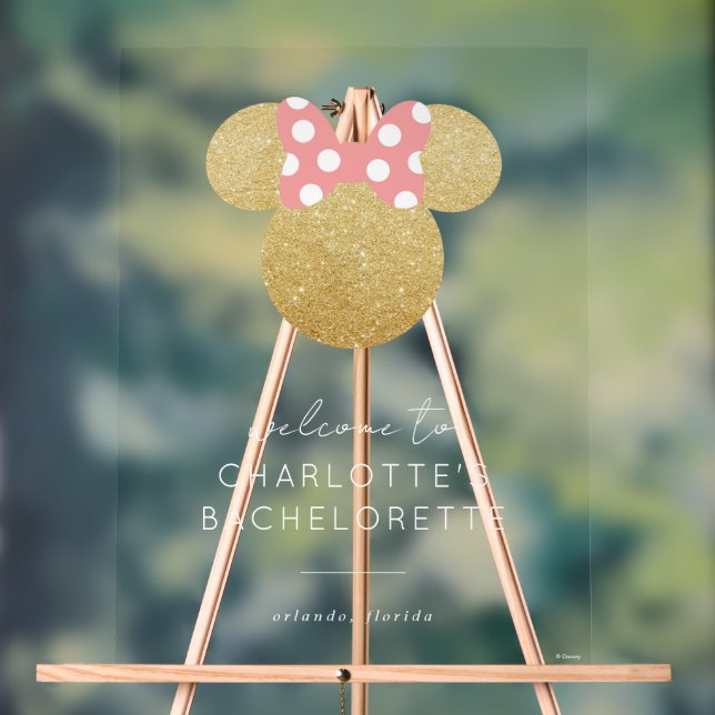 Minnie Mouse | Bienvenue à la Bachelorette Or et R (Neutre)