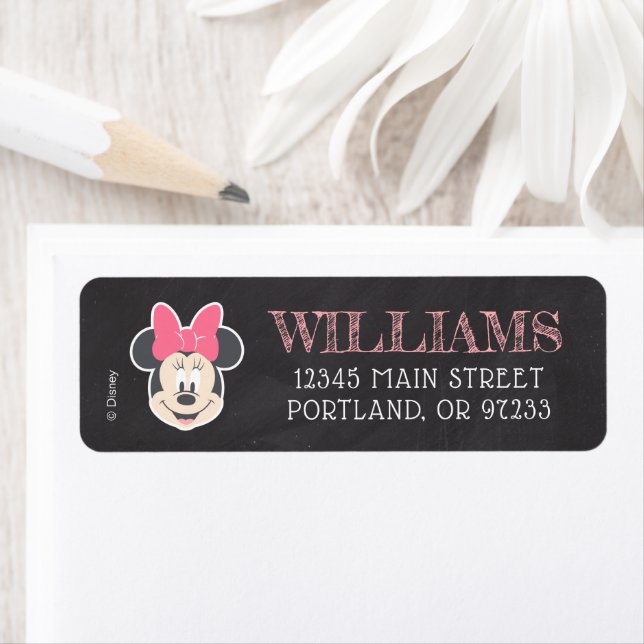 Minnie Mouse Birthday Chalkboard (En situation)