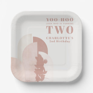  Minnie Mouse Boho Birthday  Paper Plate