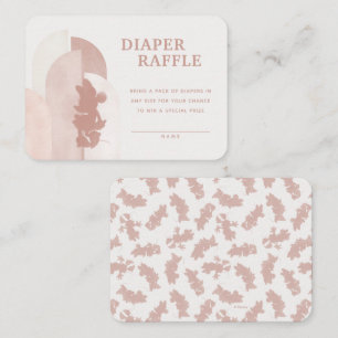 Minnie Mouse Boho Diaper Raffle Insert Card