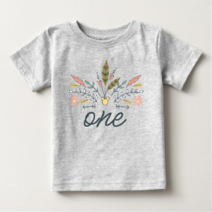 Minnie Mouse Boho Festival Birthday Baby T-Shirt