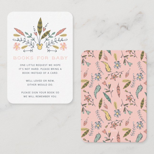 Minnie Mouse Boho Festival | Books for Baby Insert (Front/Back)