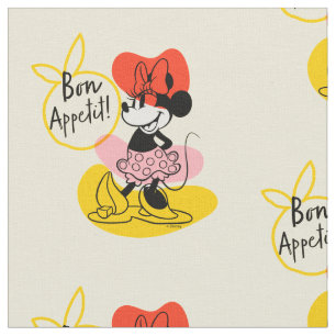 Minnie Mouse   Bon Appetit! Fabric