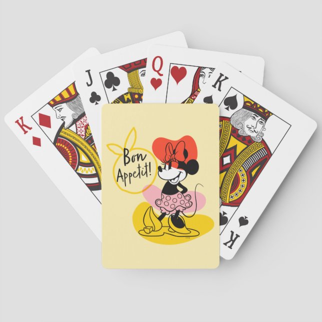 Minnie Mouse | Bon appétit ! Jeux de cartes (dos)