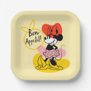 Minnie Mouse Bon Appetit! Paper Plate