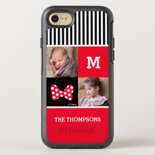 Minnie Mouse Bow   Add Photos & Monogram OtterBox Symmetry iPhone 8/7 Case
