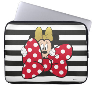 Minnie Mouse Bow Tie Laptop Sleeve