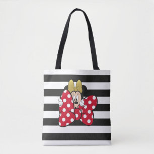 Minnie Mouse   Bow Tie Tote Bag