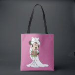 Minnie Mouse | Bride at Wedding Tote Bag<br><div class="desc">Minnie Mouse</div>