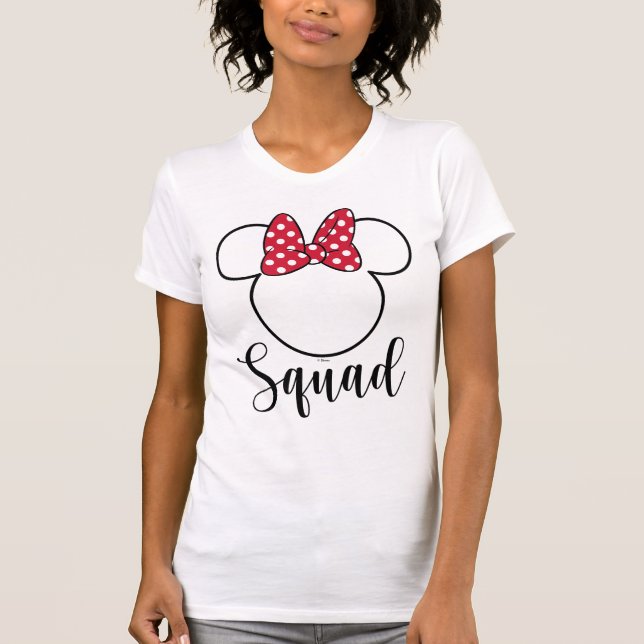 Minnie Mouse | Bride Squad Script T-Shirt (Front)