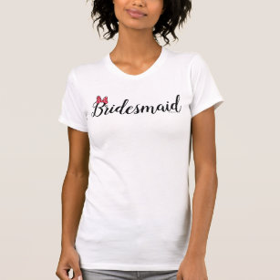 Minnie Mouse   Bridesmaid T-Shirt