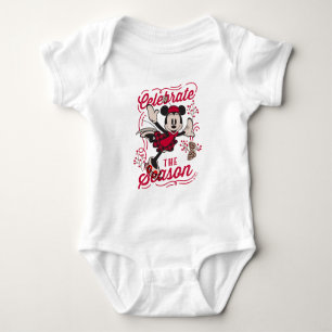 Minnie Mouse   Celebrate The Season Baby Bodysuit