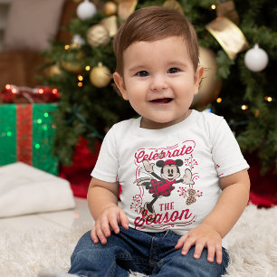 Minnie Mouse   Celebrate The Season Baby T-Shirt