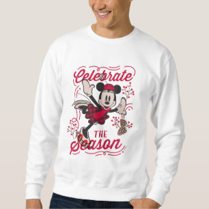 Minnie Mouse   Celebrate The Season Sweatshirt