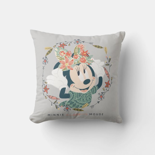 Minnie Mouse | Chase Adventure Throw Pillow (Front)