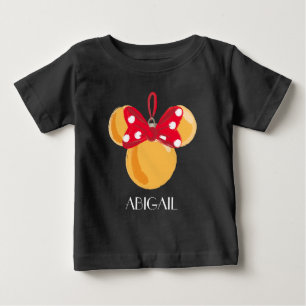 Minnie Mouse Christmas Ornament Baby T-Shirt