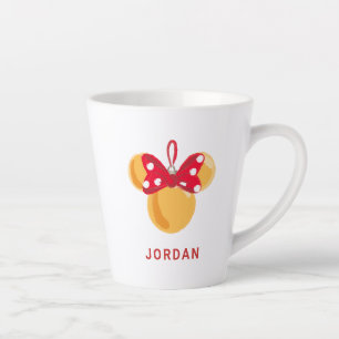 Minnie Mouse Christmas Ornament Latte Mug