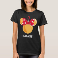 Minnie Mouse Christmas Ornament - Name