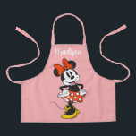 Minnie Mouse Classic Hands on Hips Pose Apron<br><div class="desc">Bright, cheerful, and full of timeless Disney magic, this joyful artwork features Minnie Mouse striking a confident pose in her iconic polka dot skirt and signature bow. With bold colors and a clean, character-forward style, the design perfectly captures Minnie’s upbeat personality and classic charm. Ideal for customizable Zazzle products like...</div>