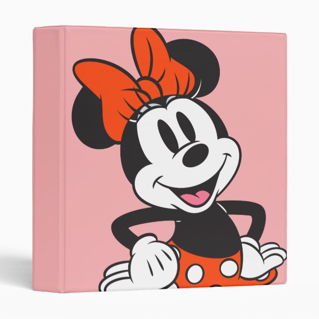 Minnie Mouse Classic Hands on Hips Pose Binder (Front/Spine)