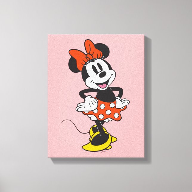 Minnie Mouse Classic Hands on Hips Pose Canvas Print (Front)