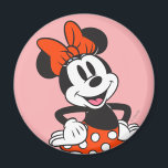 Minnie Mouse Classic Hands on Hips Pose Magnet<br><div class="desc">Bright, cheerful, and full of timeless Disney magic, this joyful artwork features Minnie Mouse striking a confident pose in her iconic polka dot skirt and signature bow. With bold colors and a clean, character-forward style, the design perfectly captures Minnie’s upbeat personality and classic charm. Ideal for customizable Zazzle products like...</div>