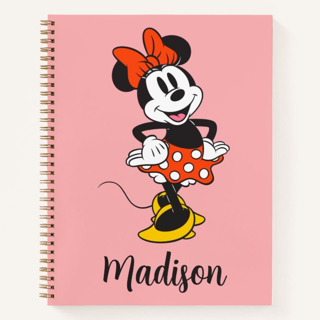 Minnie Mouse Classic Hands on Hips Pose Notebook (Front)