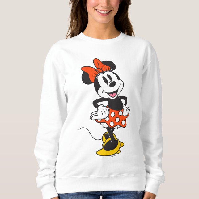 Minnie Mouse Classic Hands on Hips Pose Sweatshirt (Front)