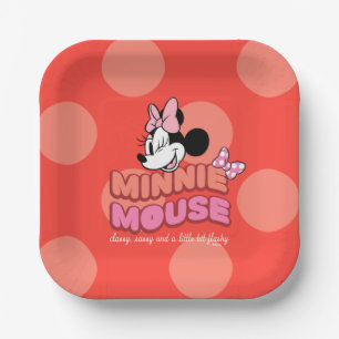 Minnie Mouse Classy Sassy and Flashy Paper Plate