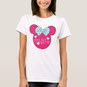 Minnie Mouse   Cute as a Button T-Shirt