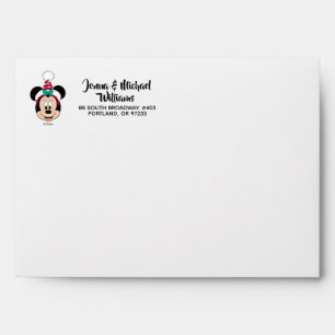 Minnie Mouse   Cute Christmas Hat Envelope