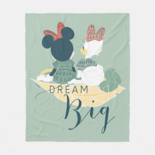 Minnie Mouse & Daisy Duck   Dream Big Fleece Blanket
