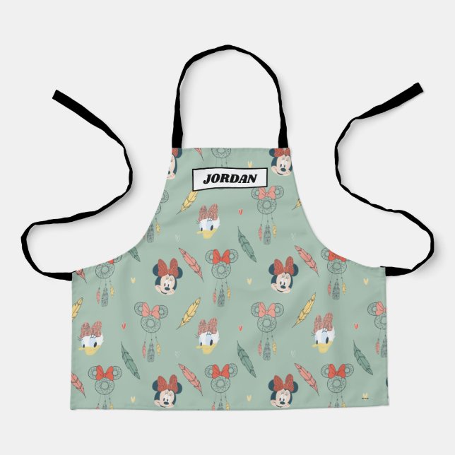 Minnie Mouse & Daisy Duck | Dream Catcher Pattern Apron (Front)