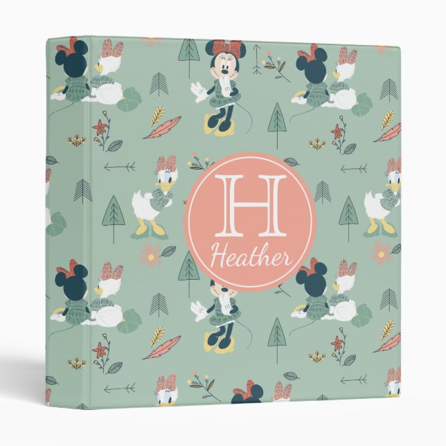 Minnie Mouse & Daisy Duck | Let's Get Away Pattern Binder (Front/Spine)