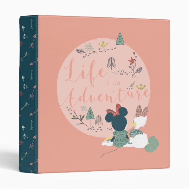 Minnie Mouse & Daisy Duck | Life is an Adventure Binder (Front/Spine)