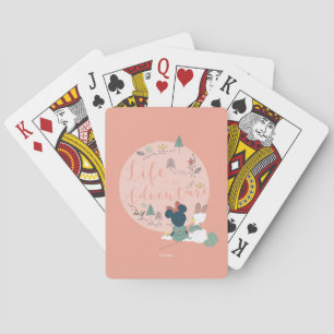 Minnie Mouse & Daisy Duck   Life is an Adventure Playing Cards