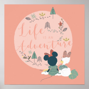 Minnie Mouse & Daisy Duck Life is an Adventure Poster