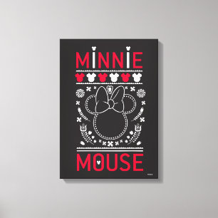 Minnie Mouse   Decoration Pattern Canvas Print