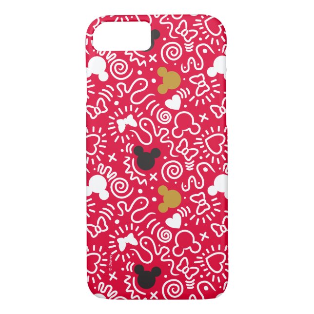 Minnie Mouse | Doodle Pattern Case-Mate iPhone Case (Back)