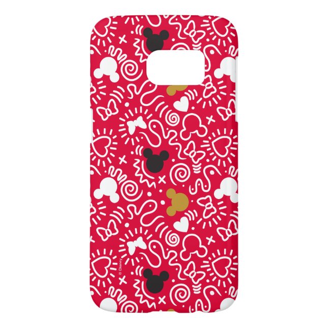 Minnie Mouse | Doodle Pattern Case-Mate Samsung Galaxy Case (Back)